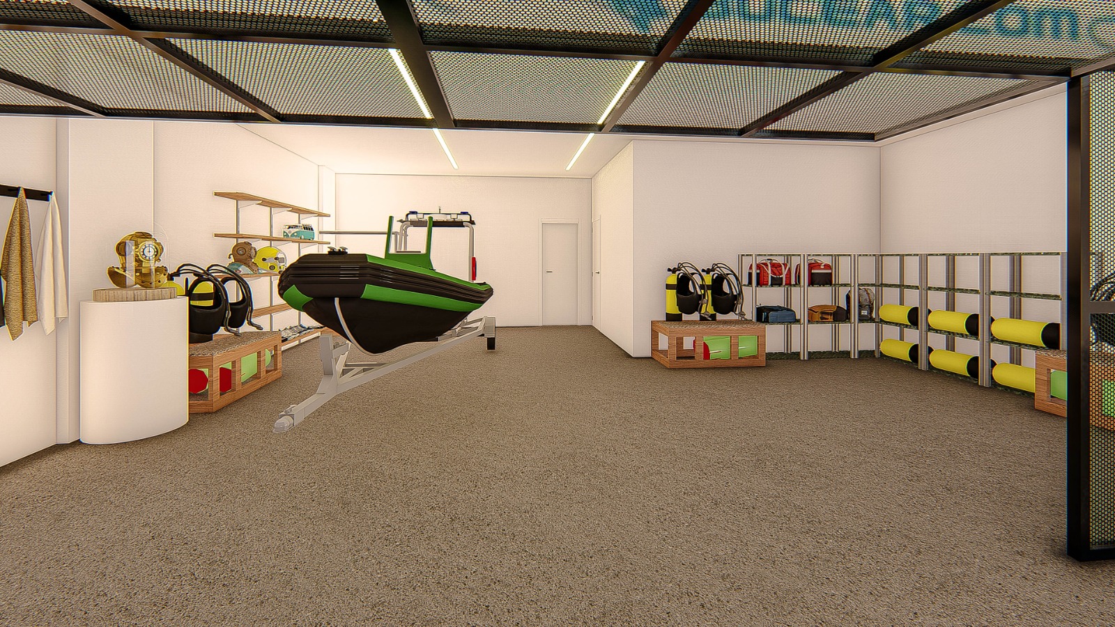 Zona segura de estacionamiento en cochera privada