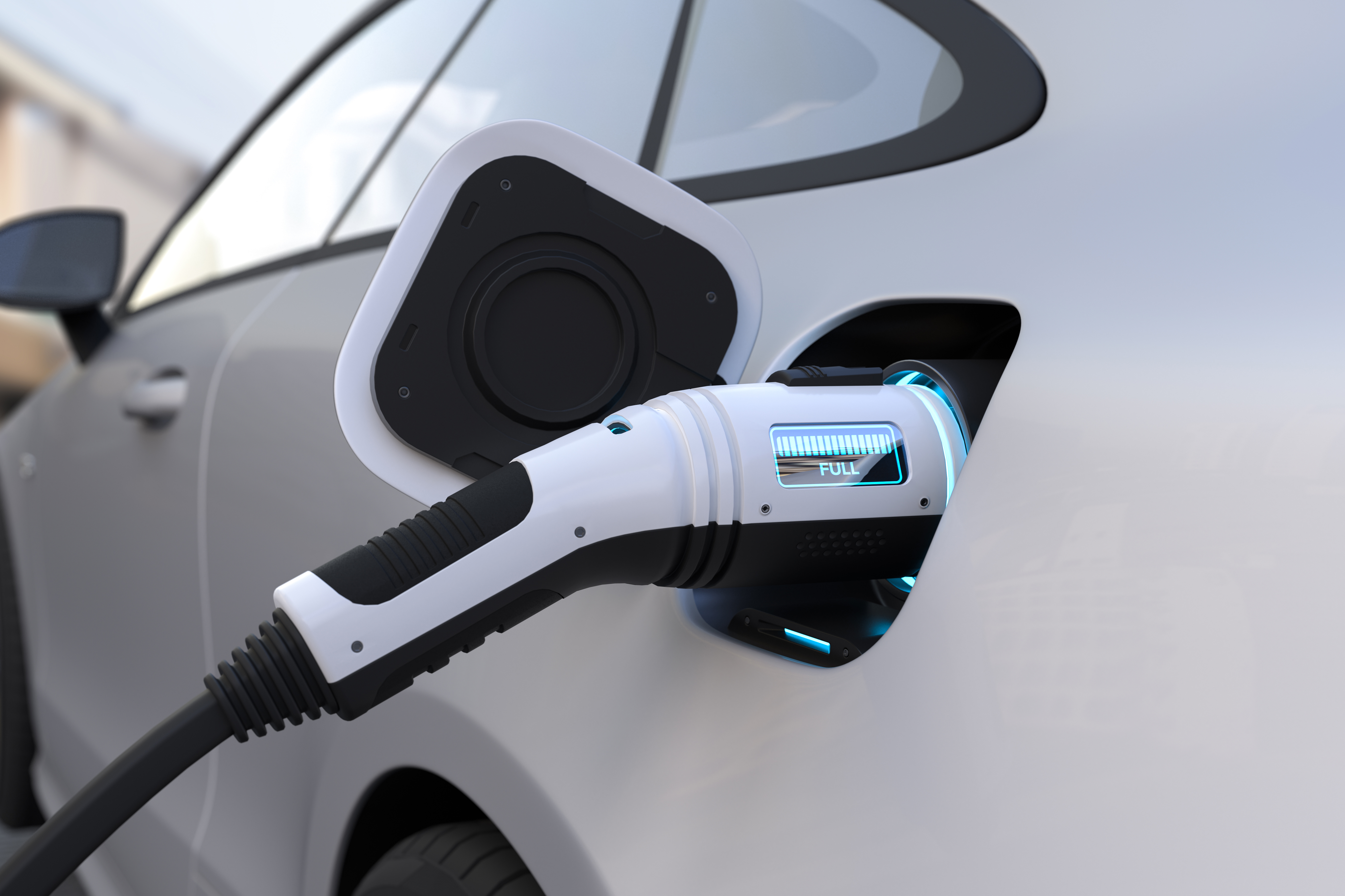 Vehículos eléctricos Activacar Vehículo eléctrico en punto de carga - Servicio Activacar en Parking Centro Tarifa